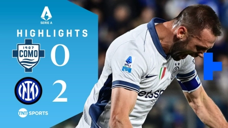 خلاصه بازی کومو 0-2 اینتر