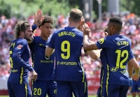 خیرونا ۰-۴ اتلتیکومادرید؛ پایان شیرین فصل با هت‌تریک سورلوث