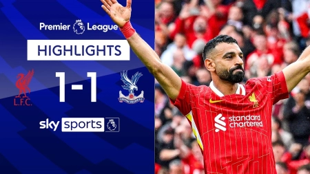 خلاصه بازی لیورپول 1-1 کریستال پالاس