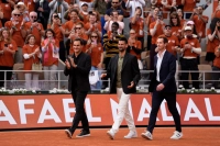 نادال، فدرر، جوکوویچ و ماری کنار هم؛ پلاک یادبود ماتادور در رولان گاروس + عکس