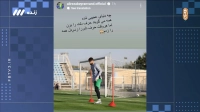 مرور متن های بامزه بیرانوند در فضای مجازی