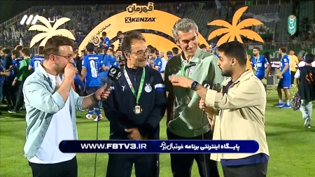 صحبتهای مجتبی جباری و جلال چراغپور بعد از قهرمانی استقلال در جام حذفی