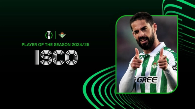 رسمی: ایسکو بازیکن فصل لیگ کنفرانس اروپا