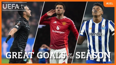 گلهای برتر لیگ اروپا در فصل 2025-2024