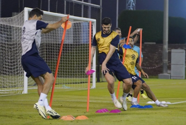 آخرین تمرین تیم ملی پیش از دیدار برابر قطر برگزار شد