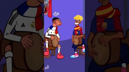 ناکامی های امباپه در تقابل با یامال