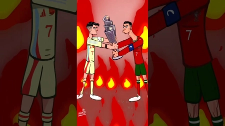 انیمیشن تقابل امشب فینال لیگ ملتهای اروپا