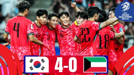 خلاصه بازی کره جنوبی 4-0 کویت