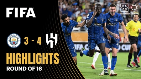 خلاصه بازی منچسترسیتی 3-4 الهلال