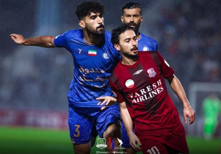 سامان فلاح از جایگاه ویژه تماشاگر بازی استقلال و ذوب‌آهن