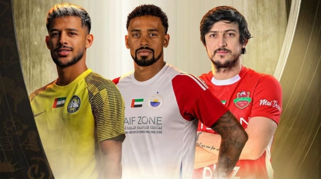 قایدی و آزمون نامزد توپ طلای امارات شدند + عکس