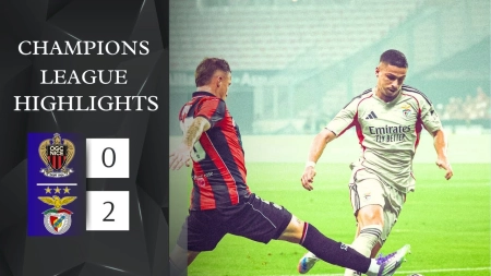 خلاصه بازی نیس 0-2 بنفیکا