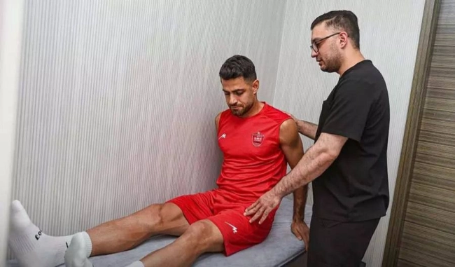 تأیید مصدومیت پورعلی‌گنجی؛ مدافع پرسپولیس دو هفته دور از میادین