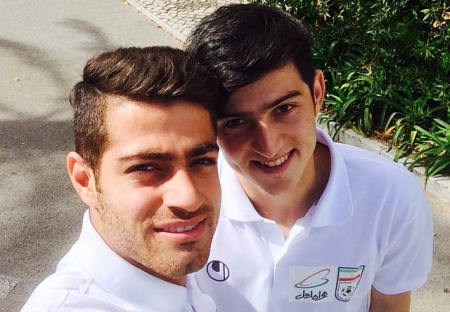 واکنش جالب پورعلی گنجی به توپ طلای سردار آزمون + عکس