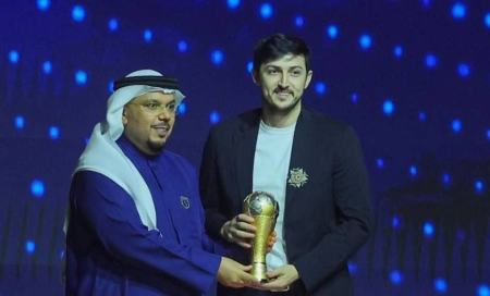 پیام قدردانی ستاره ایرانی پس از دریافت توپ طلای امارات