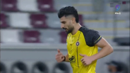 گل دوم سپاهان به الدحیل (زکی پور)