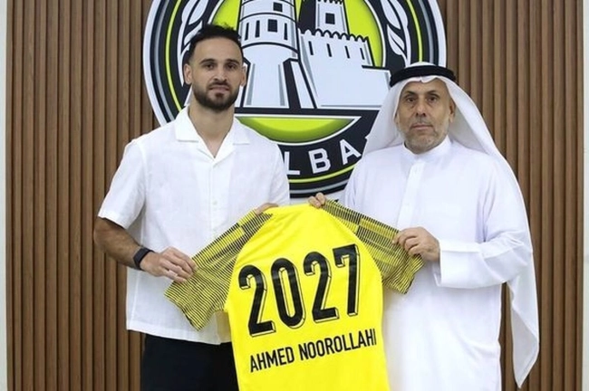 ترکیب کلباء مقابل النصر؛ نوراللهی در اولین بازی کاپیتان شد! + عکس