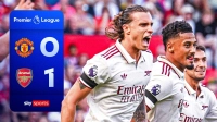 خلاصه بازی منچستریونایتد 0-1 آرسنال
