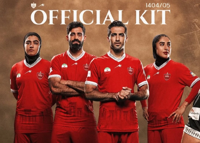 رونمایی از لباس پرسپولیس؛ حضور خبرساز امیری! + عکس