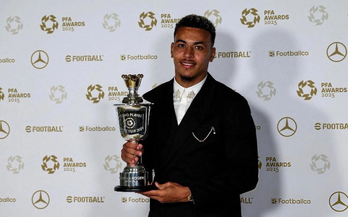 افتخار بزرگ ستاره استون ویلا؛ راجرز بهترین بازیکن جوان انگلیس