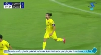 گل اول شمس آذر به استقلال خوزستان توسط مهدی محمدی