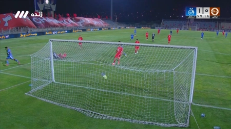 گل اول استقلال به تراکتور (محمدحسین اسلامی)