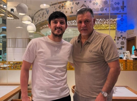 سردار و دایی یکدیگر را ملاقات کردند؛ دیدار آقای گل‌های تیم ملی در دبی