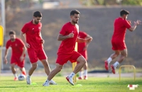 مدافع پرسپولیس بدون گارد محافظ در تمرینات؛ پورعلی گنجی آماده جدال با سپاهان