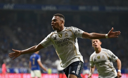 رئال اویدو ۰-۳ رئال مادرید؛ آقایی امباپه و خودنمایی وینیسیوس