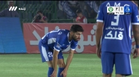 گل اول استقلال به ذوب آهن با ضربه زیبای کوشکی