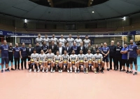 تساوی والیبال ایران و قطر در دیدار تدارکاتی!