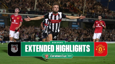 خلاصه بازی گریمسبی (12) 2-2 (11) منچستریونایتد