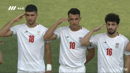 سلام نظامی ملی پوشام قبل از دیدار با افغانستان