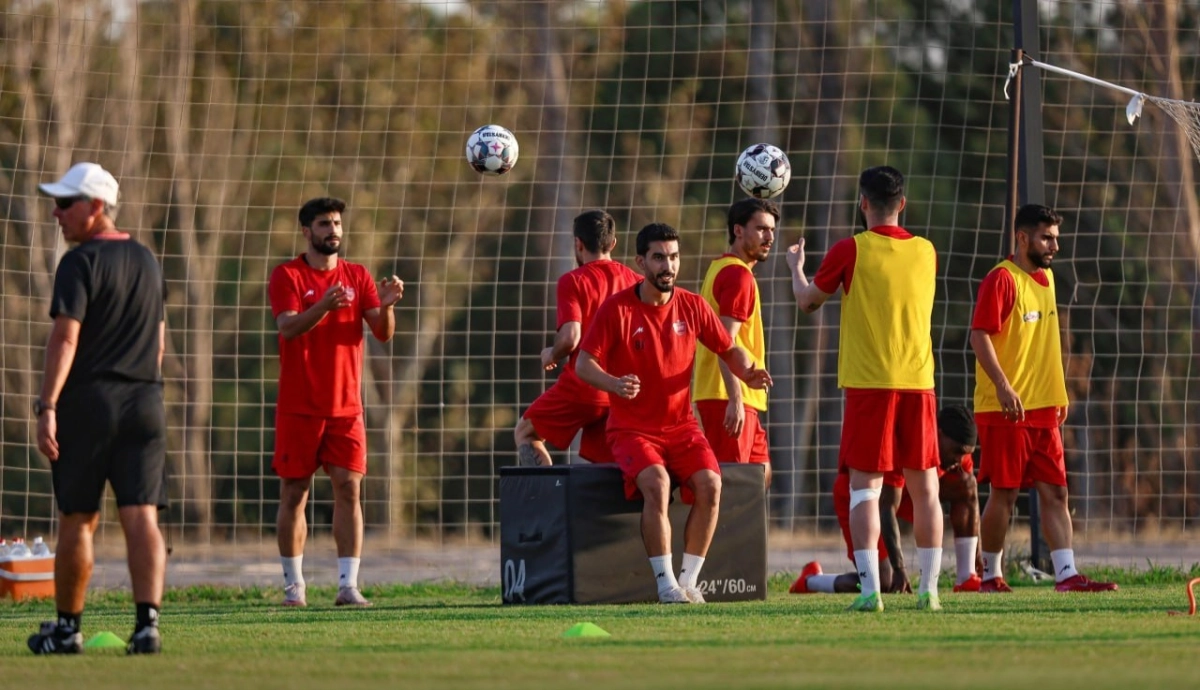 ادامه تمرینات پرسپولیس در تهران زیر نظر وحید هاشمیان + عکس