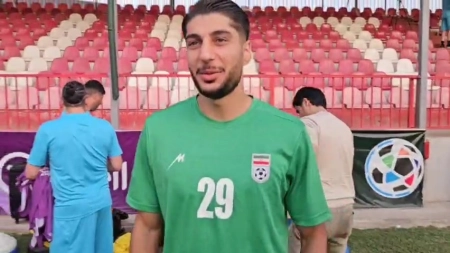 تمرین تیم ملی قبل از دیدار با تاجیکستان