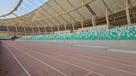 نمایی از ورزشگاه المپیک تاشکند، میزبان فینال کافا