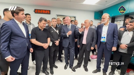 صحبتهای اینفانتینو در رختکن تیم ملی بعد از فینال کافا