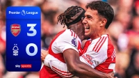 خلاصه بازی آرسنال 3-0 ناتینگهام فارست