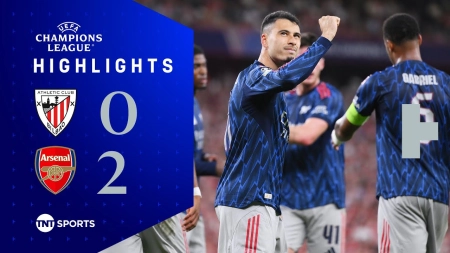 خلاصه بازی اتلتیک بیلبائو 0-2 آرسنال