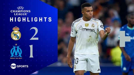 خلاصه بازی رئال مادرید 2-1 مارسی