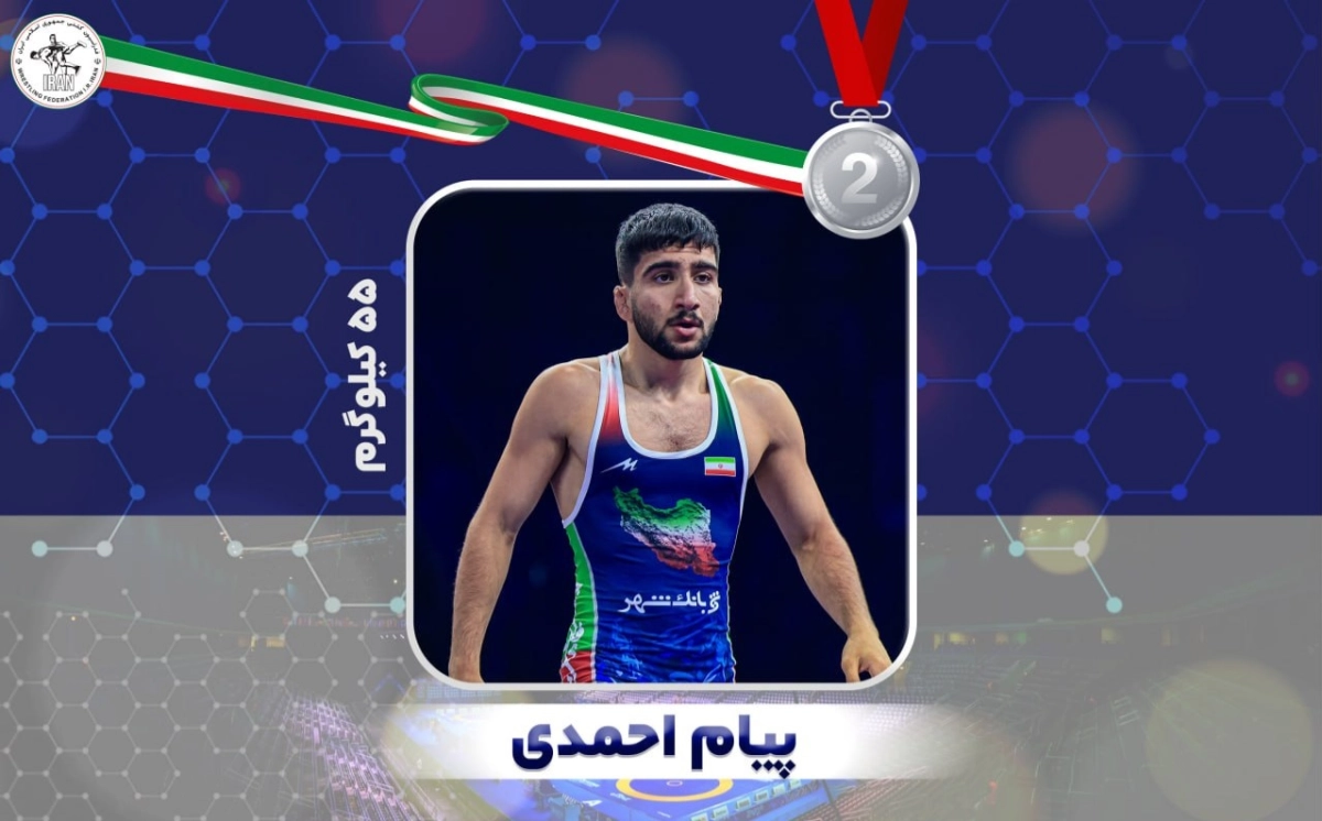 اولین مدال فرنگی‌کاران در قهرمانی جهان؛ پیام احمدی نقره گرفت