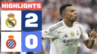 خلاصه بازی رئال مادرید 2-0 اسپانیول