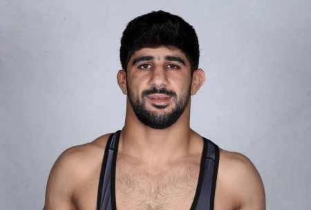 پوستر ویژه اتحادیه جهانی کشتی برای فینال سعید اسماعیلی + عکس