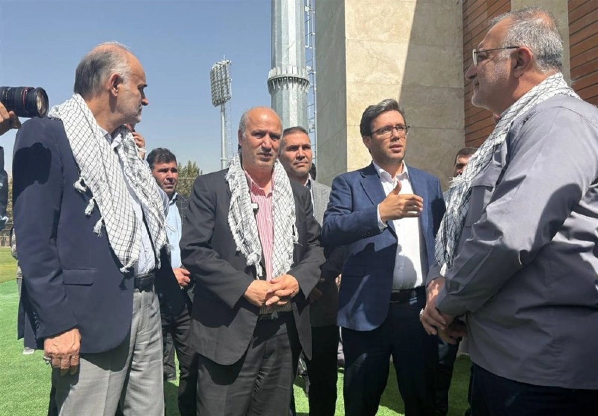 دیدار مهم تاج با رئیس فدراسیون فوتبال فلسطین + عکس