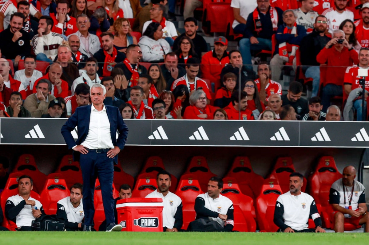 تساوی مورینیو در اولین بازی خانگی روی نیمکت بنفیکا