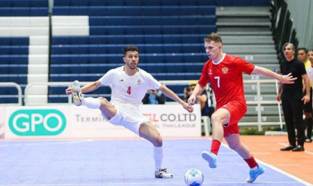 تیم ملی فوتسال ایران به مصاف روسیه می‌رود