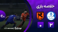 خلاصه بازی استقلال خوزستان 2-0 مس رفسنجان