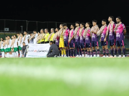 باشگاه آلومینیوم اراک به یاد منصور پورحیدری + عکس