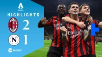 خلاصه بازی میلان 2-1 ناپولی