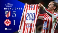 خلاصه بازی اتلتیکومادرید 5-1 آینتراخت فرانکفورت